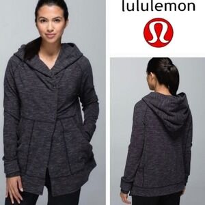 Lululemon Find Your Centre hooded wrap jacket Size 8 women's